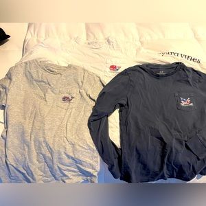 Lot of 3 boys Vineyard Vines shirts size Small 8-10